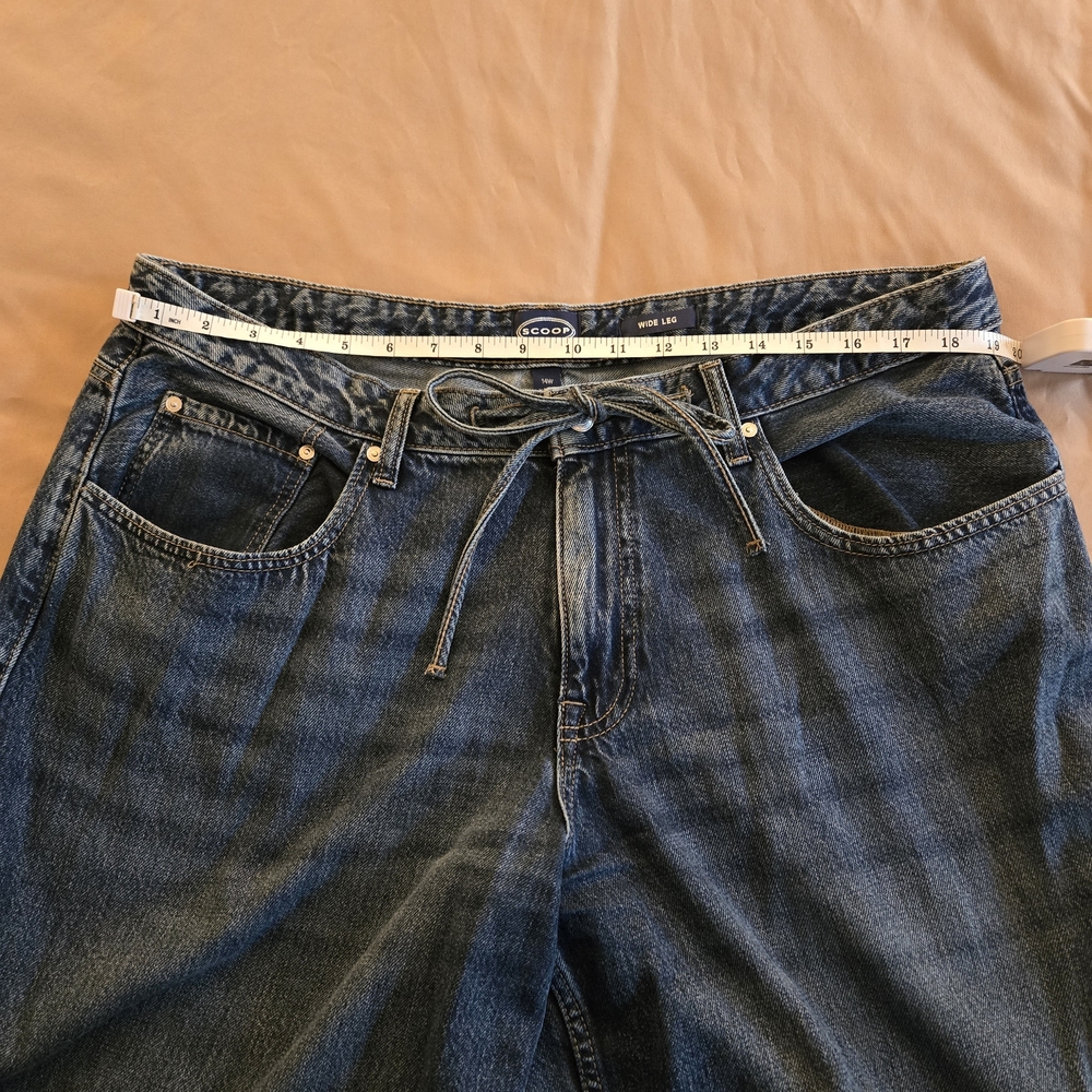 SCOOP Dark Blue Relaxed Jeans with Drawstring